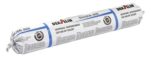 Dichtmasse DEKALIN Dekaseal 8936 Inhalt 0,56 l Farbe anthrazit im Schlauch- beutel, CH Version