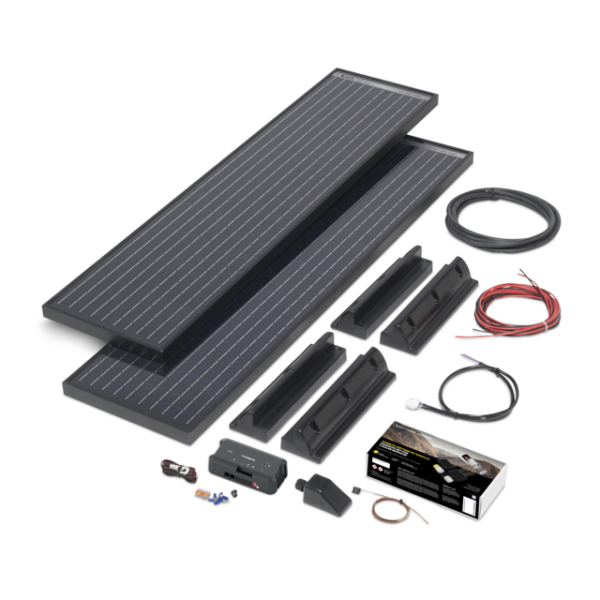 Solar-Komplettanlage BÜTTNER ELEKTRONIK MT 150-2 MCS, 2 x 75 W, slim