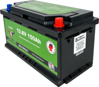 BullTron Batterie 150Ah LiFePO4 12,8V Akku mit 100A BMS