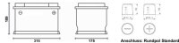 BullTron Batterie 150Ah LiFePO4 12,8V Akku mit 100A BMS