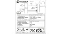 Kompressorkühlbox Outwell Arctic Chill 40 Farbe blue and black