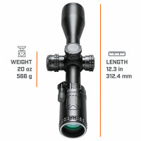 4,5-18x40 AR Optics, SFP ill. Windhold reticle