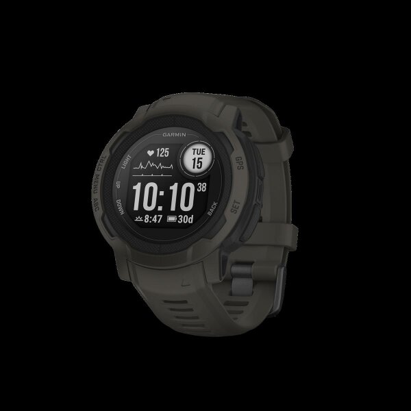 Garmin Smartwatch Instinct 2, schiefergrau, Wechselarmband 22 mm