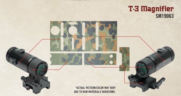 Sightmark Skin, Flecktarn, for SM19063 x3 Magnifier