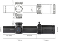 1-10x28 Delta Stryker HD SDOG-1 MRAD, FFP