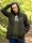 Pulsar Hoodie with Zipper olive, M