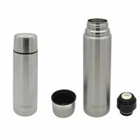 1000ml AlpineX Thermoskanne mit Becher aus Edelstahl