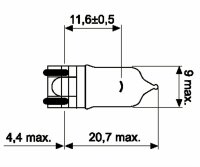Jahn Halogen Glassockellampe W2.1 12V 5W