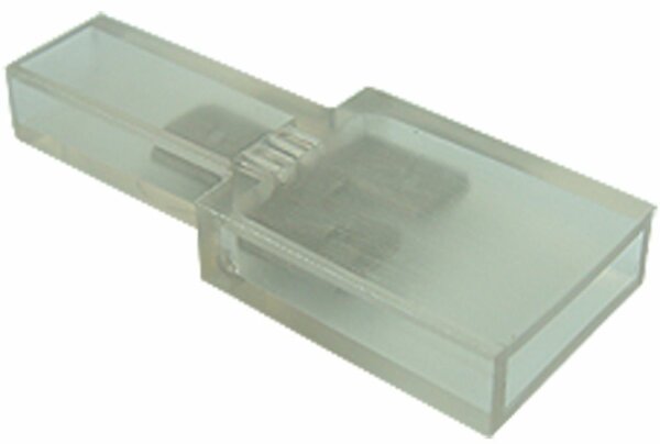 Y-Flachsteckabzweiger isol. 53 mm. 3 x 6.3 mm