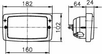 Hella - Scheinwerfereinsatz W186-2/4 H4