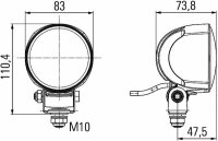 Hella - LED-Arbeitsscheinw. 12/24V