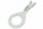 Lochkabelschuhe M8 0.5 - 1.5 mm2, Messing blank