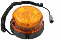 LED-Rundumleuchte Pegasus gelb 12/24 V mit Deutsch Stecker