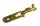 Flachsteckzunge Messing mit Rastnase 6.3mm