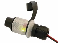 Stecker 3-pol. Typ Cobo m. LED+Sicherung 10A