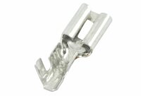 Flachsteckhülsen blank mit Nase 4.8mm
