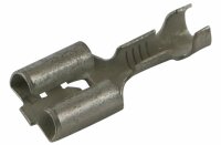 Flachsteckhülsen verzinnt mit Rastnase 6.3 mm