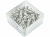 Flachsteckhülsen verzinnt mit Rastnase 6.3mm