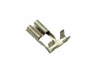Fahnen-Flachsteckhülsen blank 4.8 mm