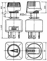Merit Drehschalter, Symbol 0-1-2