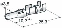 Rundstecker m.Nase f. BMW/VW -2.5mm2