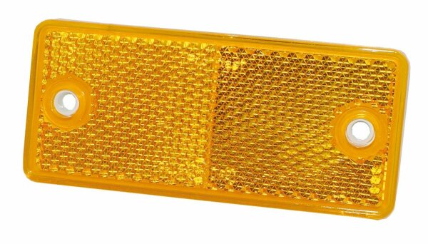 Rückstrahler 90x40mm gelb