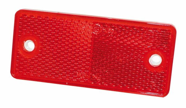Rückstrahler 90x40mm rot