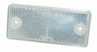 Rückstrahler 90x40mm weiss