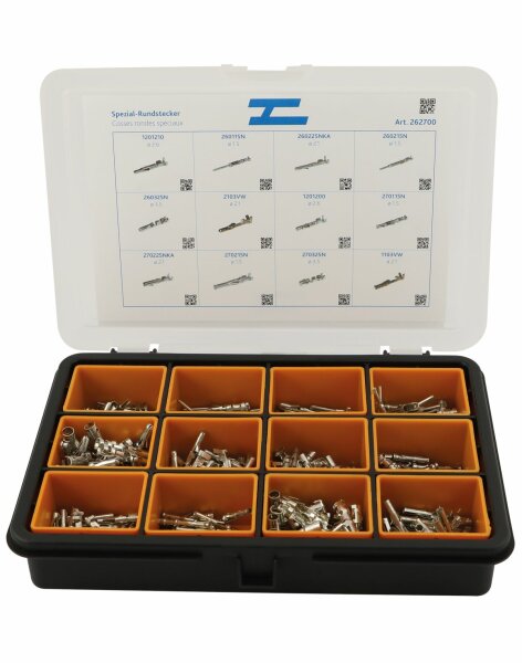 Rundstecker-Sortiment m. Arretierung