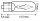 Osram Glassockellampe W2x4.6d 12V 2.3W