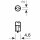 Osram Glassockellampe W2x4.6d 12V 2.3W