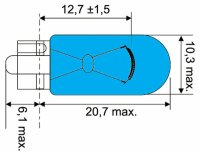 Osram Halogen Glassockellampe 12 V 5 W CBN