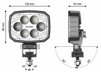 LED-Arbeitsscheinwerfer 12/24 V komp.+leicht