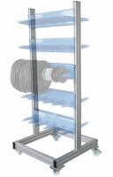 Spulenwagen für Kabelabrollvorrichtung