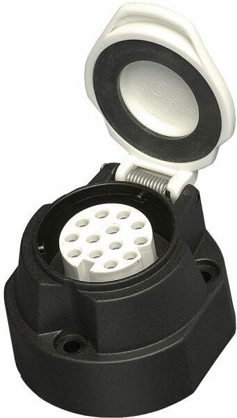 Prise 13 pôles 24V, avec caoutchouc