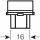 Osram Glühlampe W2.5x16Q 12V 27/7W