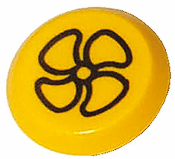 Pneutron Emblème "ventilateur jaune"