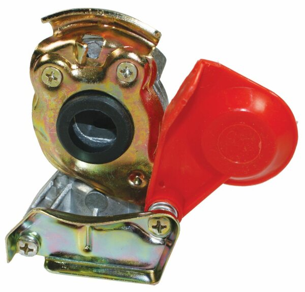 Tête d’accouplement remorques, rouge