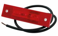 Proplast - LED Positionsleuchte PRO-SUPER-FLAT rot 12/24 V