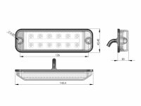 LED-Nebelschluss- und Rückfahrlicht PRO-TWIN-CAN