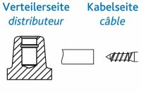BBT Zündverteilst. 1KΩ push-on gerade