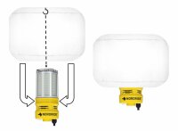 Kompaktes LED-Ballonleuchten Set für Flächenbeleuchtung