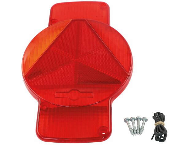 Verre de rechange gauche pour feu arr. Humbaur vertical