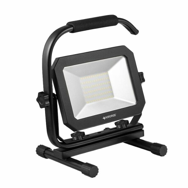 Spot de chantier à LED, 230 V / 50 W avec câble et support