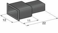 MTA Steckgehäuse 6.3 mm männlich 1-pol