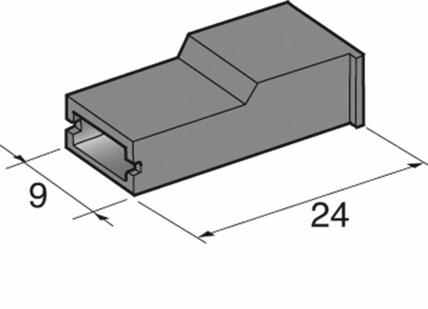 MTA Steckgehäuse 6.3 mm weiblich 1-pol