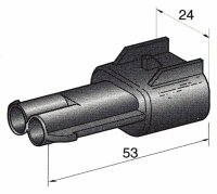 Steckergehäuse Delphi Metri-Pack 280, 2polig