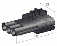 Steckergehäuse Delphi Metri-Pack 280, 3polig