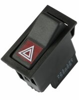 Schalter mit Warnblinksymbol 24V