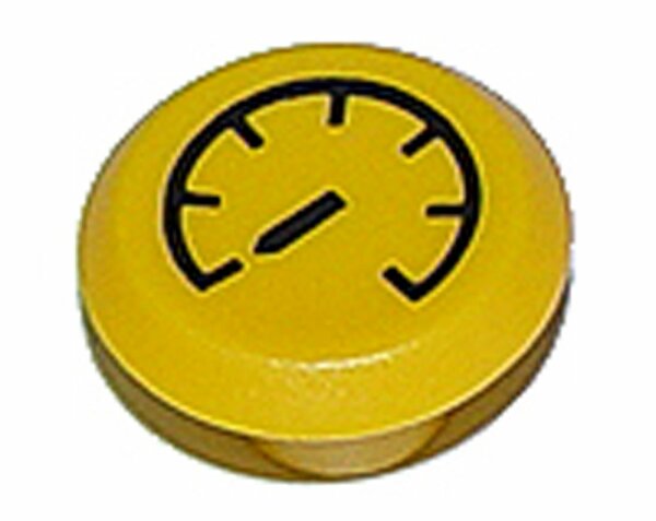 Pneutron Emblem "Tachometer gelb"